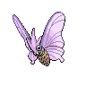 Venomoth Pokemon Black 2 and White 2 Sprite
