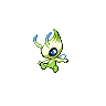 Celebi Pokemon Black 2 and White 2 Sprite