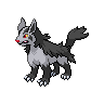 Mightyena Pokemon Black 2 and White 2 Sprite