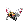 Ninjask Pokemon Black 2 and White 2 Sprite