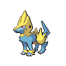 Manectric Pokemon Black 2 and White 2 Sprite