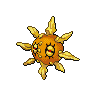 Solrock Pokemon Black 2 and White 2 Sprite
