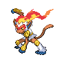 Infernape Pokemon Black 2 and White 2 Sprite