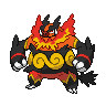 Emboar Pokemon Black 2 and White 2 Sprite