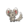 Minccino Pokemon Black 2 and White 2 Sprite