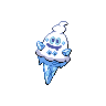 Vanillish Pokemon Black 2 and White 2 Sprite