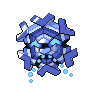 Cryogonal Pokemon Black 2 and White 2 Sprite