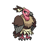 Mandibuzz Pokemon Black 2 and White 2 Sprite