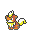 Growlithe Pokemon Black 2 and White 2 Sprite