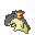 Typhlosion Pokemon Black 2 and White 2 Sprite