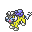 Raikou Pokemon Black 2 and White 2 Small Sprite
