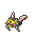 Ninjask Pokemon Black 2 and White 2 Sprite