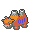 Camerupt Pokemon Black 2 and White 2 Sprite