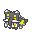 Bastiodon Pokemon Black 2 and White 2 Sprite