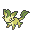 Leafeon Pokemon Black 2 and White 2 Sprite