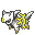 Arceus Pokemon Black 2 and White 2 Small Sprite