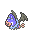 Swoobat Pokemon Black 2 and White 2 Sprite