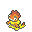 Scrafty Pokemon Black 2 and White 2 Sprite