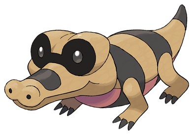 Pokemon Black White Meguroko Crocodile