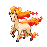 Rapidash Pokemon Black and White Sprite