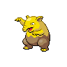 Drowzee Pokemon Black and White Sprite