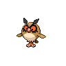 Hoothoot Pokemon Black and White Sprite
