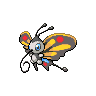 Beautifly Pokemon Black and White Sprite