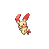 Plusle Pokemon Black and White Sprite