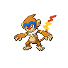 Monferno Pokemon Black and White Sprite