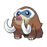 Mamoswine Pokemon Black and White Sprite