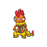 Scrafty Pokemon Black and White Sprite