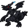Zekrom Pokemon Black and White Sprite