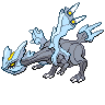 Kyurem Pokemon Black and White Sprite