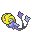 Uxie Pokemon Black White Sprite