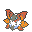 Pokemon BlackVolcarona Sprite