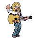 Musician Pokemon Black and White Sprite