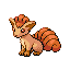 Vulpix Pokemon Fire Red and Leaf Green Sprite