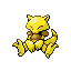 Abra Pokemon Fire Red and Leaf Green Sprite