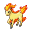 Ponyta Pokemon Fire Red and Leaf Green Sprite
