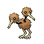 Doduo Pokemon Fire Red and Leaf Green Sprite