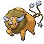 Tauros Pokemon Fire Red and Leaf Green Sprite