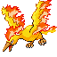 Moltres Pokemon Fire Red and Leaf Green Sprite
