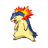 Typhlosion Pokemon Fire Red and Leaf Green Sprite