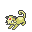 Persian Pokemon Black and White Small Sprite