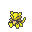 Abra Pokemon Black and White Small Sprite