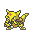 Kadabra Pokemon Black and White Small Sprite