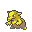 Drowzee Pokemon Black and White Small Sprite