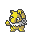 Hypno Pokemon Black and White Small Sprite