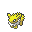Jolteon Pokemon Black and White Small Sprite