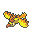 Moltres Pokemon Black and White Small Sprite